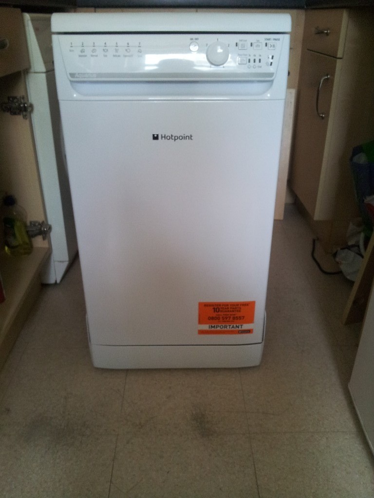 hotpoint aquarius sial11010p slimline dishwasher